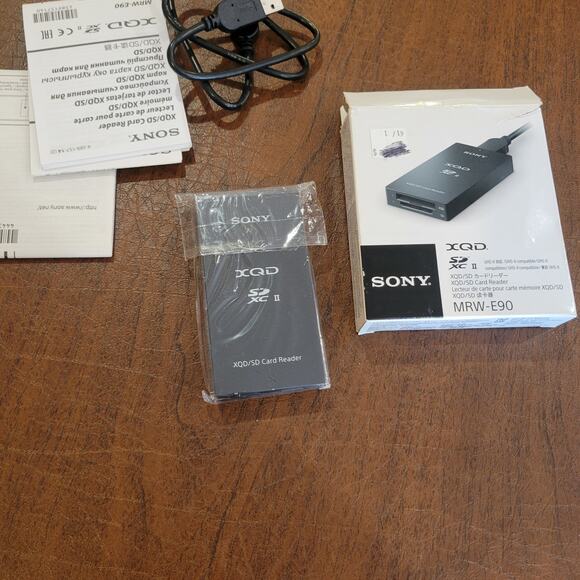 Sony MRW-E90 XQD/SD Card Reader. New open box - Picture 6 of 9
